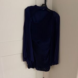 Alice + Olivia Navy Mini Dress